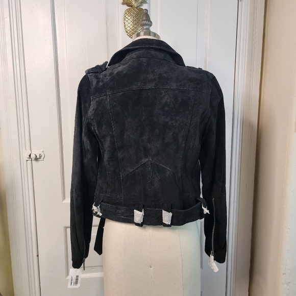 NWT BLANKNYC REAL SUEDE LEATHER JACKET XS - Picture 6 of 7